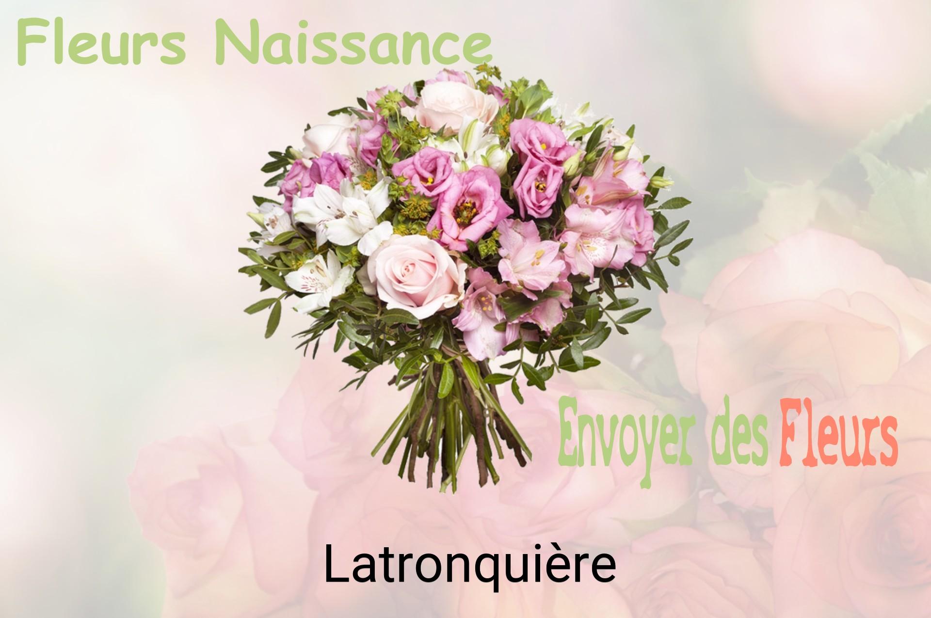 Bouquet de fleurs de naissance livré à Latronquière